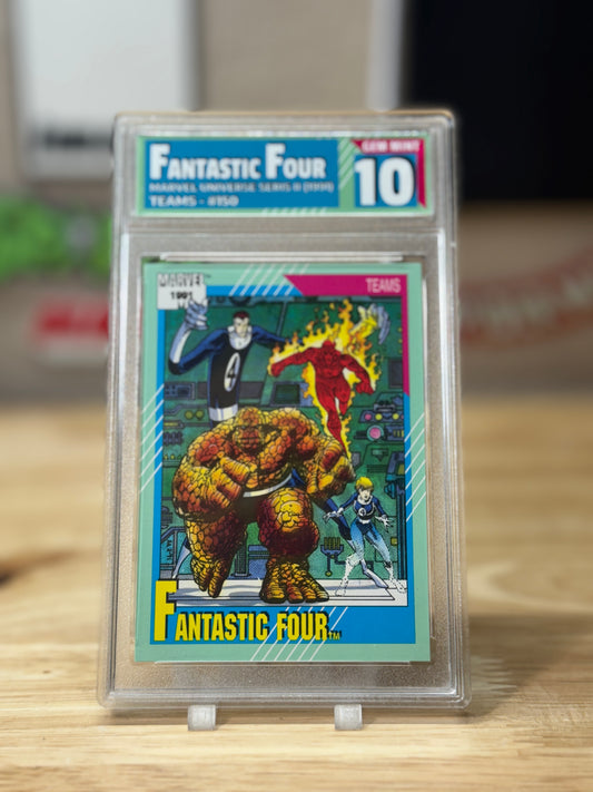 Fantastic Four Marvel Universe Seris II Card in Custom WHAM! Slab