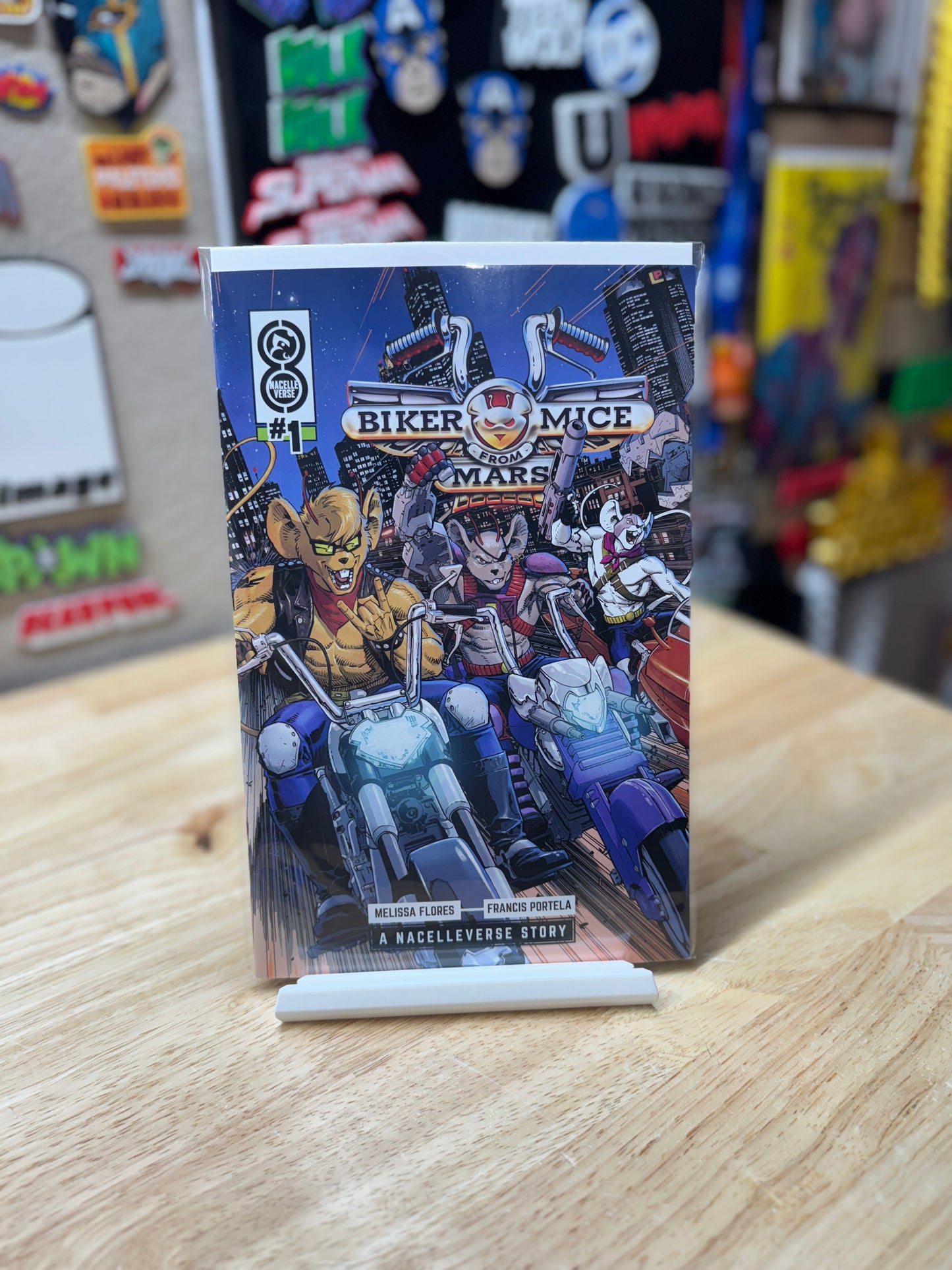 Adjustable Logo Display Stand