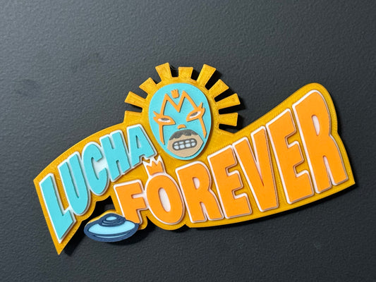 LUCHA FOREVER - WHAMblem